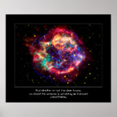 Cassiopeia, Milchstraße, die jüngste Supernova Poster (Vorne)