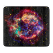 Cassiopeia, Milchstraße, die jüngste Supernova Schneidebrett (Vorderseite)