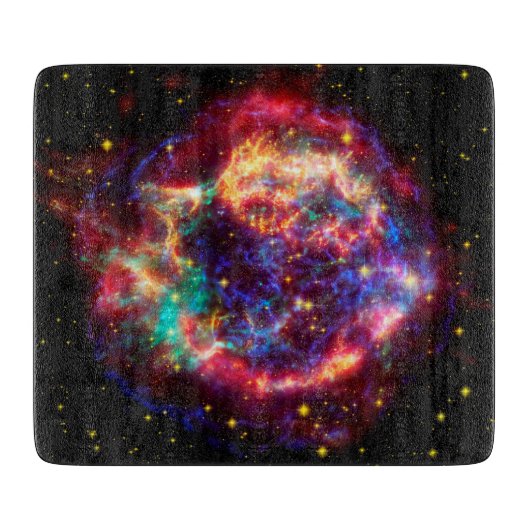 Cassiopeia, Milchstraße, die jüngste Supernova Schneidebrett (Vorderseite)