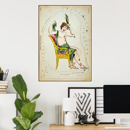 Cassiopeia Poster (Heimbüro)