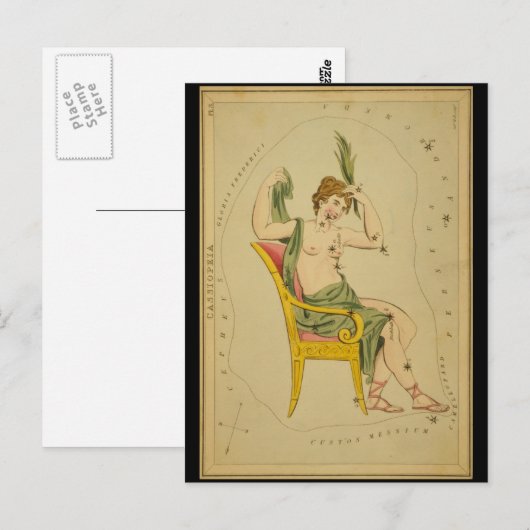 Cassiopeia Postkarte (Vorne/Hinten)