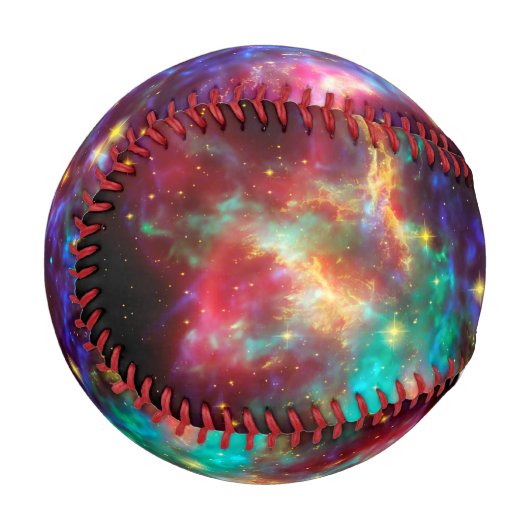 Cassiopeia Supernova Explosion, Weltraumsport Baseball (Vorderseite Links)