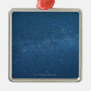 Cassiopeia und Milchstraße Silbernes Ornament