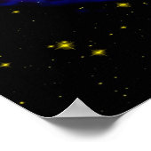 Cassiopeias Supernova-Blase - Schönheit im Weltrau Poster (Ecke)