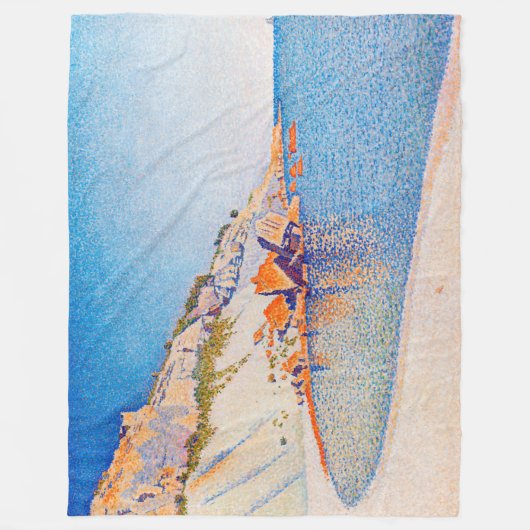 Cassis, Cap Lombard, Opus 196, Signac Fleecedecke (Vorderseite)