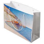 Cassis, Cap Lombard, Opus 196, Signac Große Geschenktüte (Rückseite Schrägansicht)