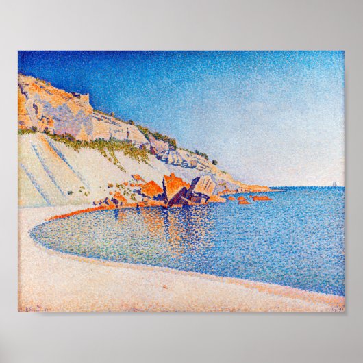 Cassis, Cap Lombard, Opus 196, Signac Poster (Vorne)