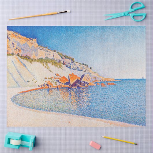 Cassis, Cap Lombard, Opus 196, Signac Seidenpapier (Basteln)