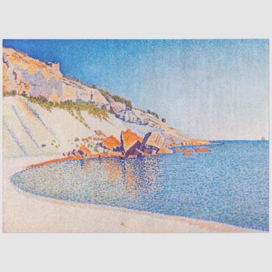 Cassis, Cap Lombard, Opus 196, Signac Seidenpapier (Vorderseite)