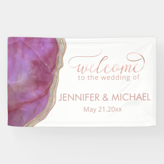 Cassis chic agate romantisch elegant banner (Horizontal)