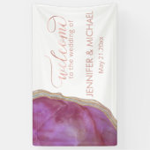 Cassis chic agate romantisch elegant banner (Vertikal)