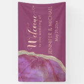Cassis chic agate romantisch elegant banner (Vertikal)