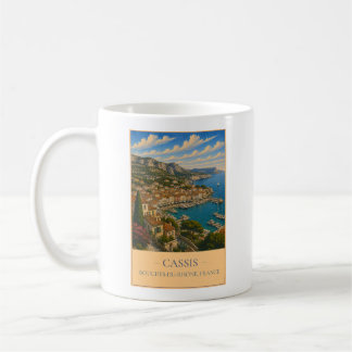 Cassis, Frankreich – Vintage Travel Mug Kaffeetasse