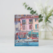 Cassis harbor - Postkarte (Stehend Vorderseite)