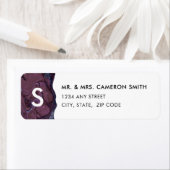 Cassis Lila Handgemälztes Marmorrückgabezeichen (Insitu)