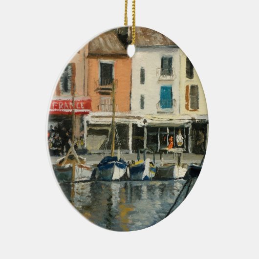 Cassis Provence Boote Keramik Ornament (Rechts)