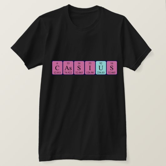 Cassius Periodenname Shirt (Design vorne)