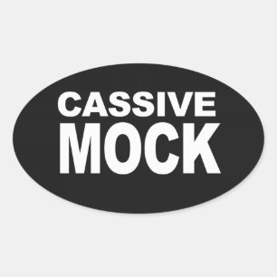 CASSIVE MOCK OVALER AUFKLEBER