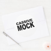 CASSIVE MOCK RUNDER AUFKLEBER (Umschlag)