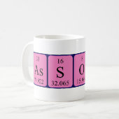 Cassondra Periodenname Tasse (Vorderseite Links)