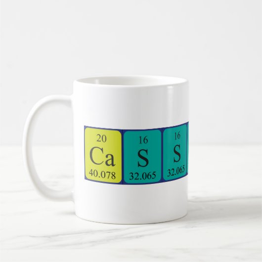 Cassondra Periodenname Tasse (Links)