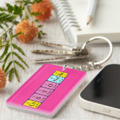 Cassondra Periodenschlüsselring Schlüsselanhänger (Vorderseite rechts)