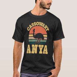 Cassowary Anya Niedlich Cassowary Party Ungarische T-Shirt