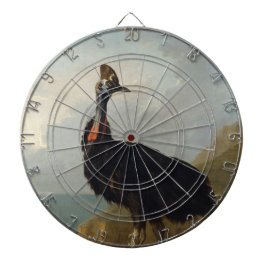 Cassowary (Australian Bird) (Wild Animal Art) Dartscheibe