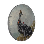 Cassowary (Australian Bird) (Wild Animal Art) Dartscheibe (Vorderseite Links)