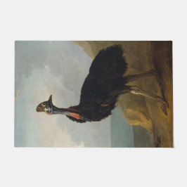 Cassowary (Australian Bird) (Wild Animal Art) Fußmatte