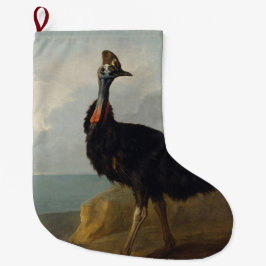 Cassowary (Australian Bird) (Wild Animal Art) Großer Weihnachtsstrumpf