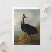 Cassowary (Australian Bird) (Wild Animal Art) Karte (Vorderseite/Rückseite Beispiel)