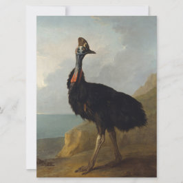 Cassowary (Australian Bird) (Wild Animal Art) Karte