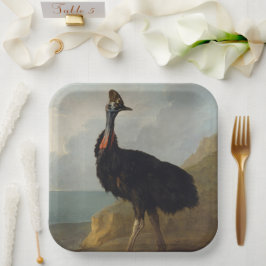 Cassowary (Australian Bird) (Wild Animal Art) Pappteller
