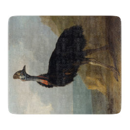 Cassowary (Australian Bird) (Wild Animal Art) Schneidebrett