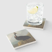 Cassowary (Australian Bird) (Wild Animal Art) Steinuntersetzer (Seitenansicht)