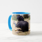 Cassowary Bird Eating Melons, Tasse (Vorderseite Links)
