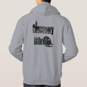 Cassowary Birds Picture Logo, Hoodie (Rückseite)