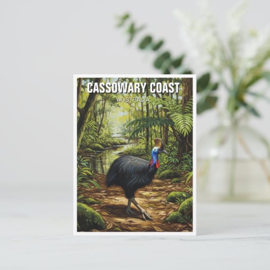 Cassowary Coast Region Australien Postkarte (Stehend Vorderseite)