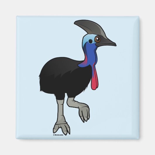 Cassowary Magnet (Vorne)