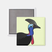 Cassowary Magnet (Vorderseite/Rückseite)