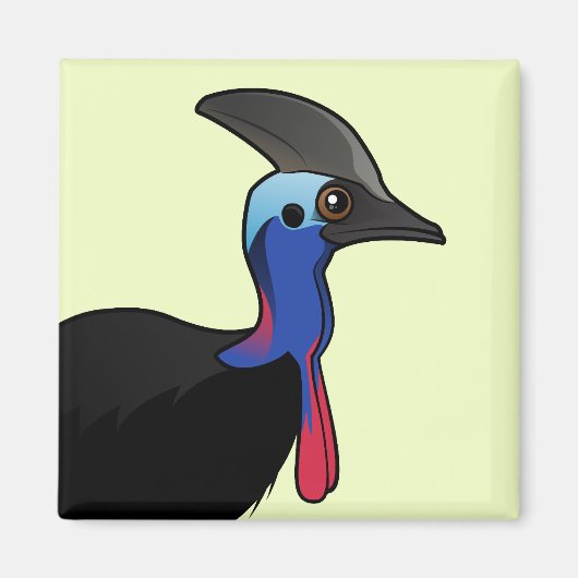 Cassowary Magnet (Vorne)