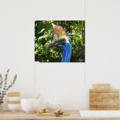 Cassowary Portrait Poster (Küche)