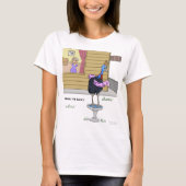 Cassowary-Vogel-Bad-T-Shirt T-Shirt (Vorderseite)