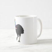Cassowary-Vogel Kaffeetasse (VorderseiteRechts)