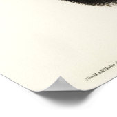 Cassowary von Elizabeth Gould Poster (Ecke)