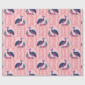 Cassowary Weihnachtsmuster Geschenkpapier (Flach)