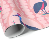 Cassowary Weihnachtsmuster Geschenkpapier (Rolleneckpunkt)