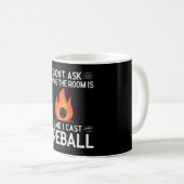 Cast Fireball Funny Gamer Geek Kaffeetasse (VorderseiteRechts)