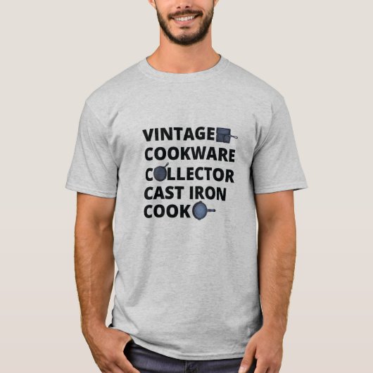 Cast Iron Cook Collector T-Shirt (Vorderseite)
